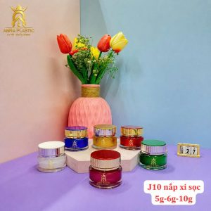 Hũ Đựng Kem Face J10 - J30 Nắp Xi Sọc - Ảnh 10