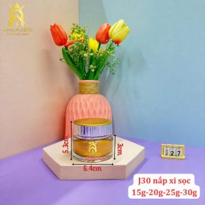 Hũ Đựng Kem Face J10 - J30 Nắp Xi Sọc - Ảnh 28