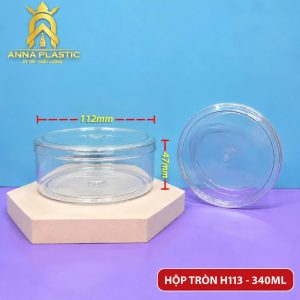 HỘP TRÒN H113 - 340ML