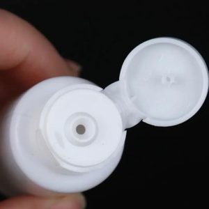 Chai vai ngang 30ml, chai nhựa HDPE vai ngang màu trắng