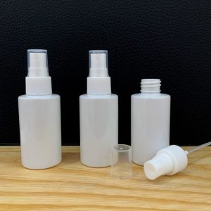 Chai vai ngang 30ml, chai nhựa HDPE vai ngang màu trắng