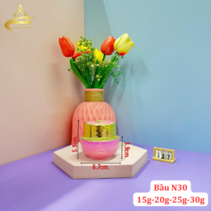 Hũ chiết mỹ phẩm cao cấp, hũ Bầu N30 15G/20G/25G/30G nhiều màu sắc - Ảnh 3
