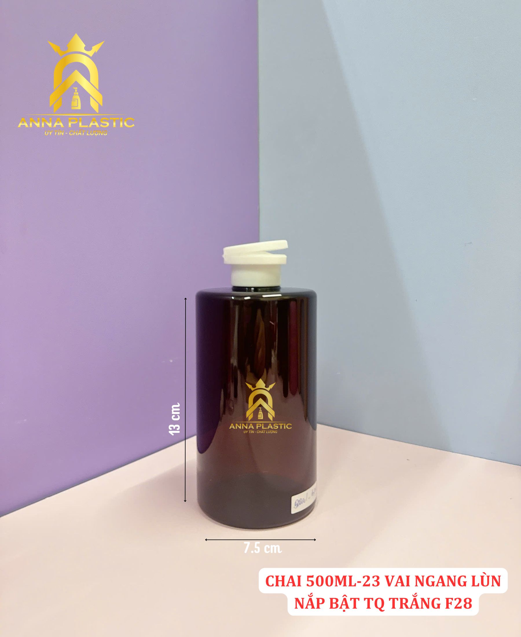 CHAI PET 500ML-23 VAI NGANG LÙN F28 - Ảnh 3