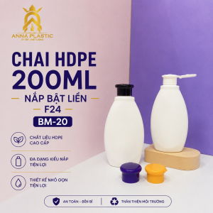 CHAI HDPE 200ML F24 l BM-20 - Ảnh 7