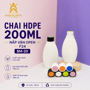 CHAI HDPE 200ML F24 l BM-20 - Ảnh 12