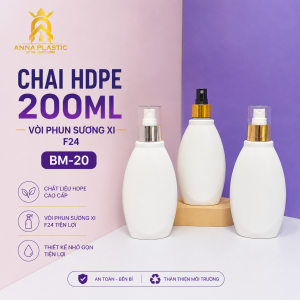 CHAI HDPE 200ML F24 l BM-20 - Ảnh 19