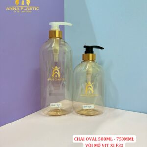 CHAI PET 500ML - 750ML OVAL F33 - Ảnh 3