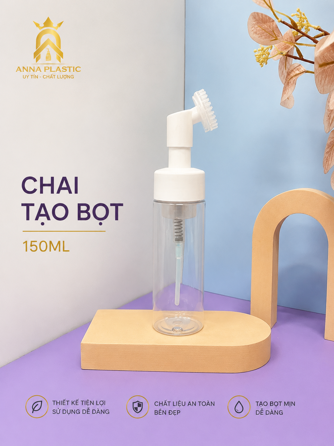 CHAI TẠO BỌT 150ML - Ảnh 3