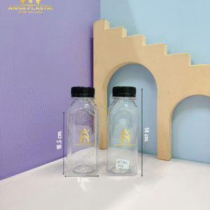 CHAI PET VUÔNG 250ML – 330ML – 500ML CỔ F38 - Ảnh 2