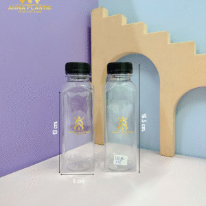 CHAI PET VUÔNG 250ML – 330ML – 500ML CỔ F38 - Ảnh 3