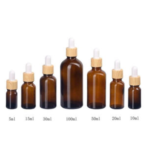 CHAI THỦY TINH NÂU HỔ PHÁCH KHOEN NẮP GỖ CAO CẤP - Ảnh 3