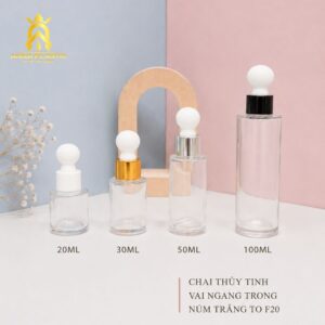 CHAI THỦY TINH VAI NGANG TRONG F20