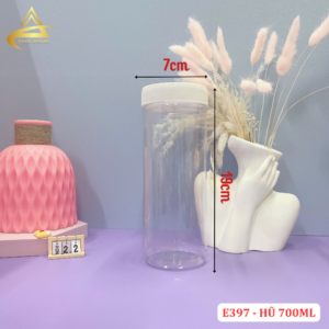 HŨ PET TRÒN 700ML ĐƯỜNG KÍNH 70MM l MÃ E397 - Ảnh 3