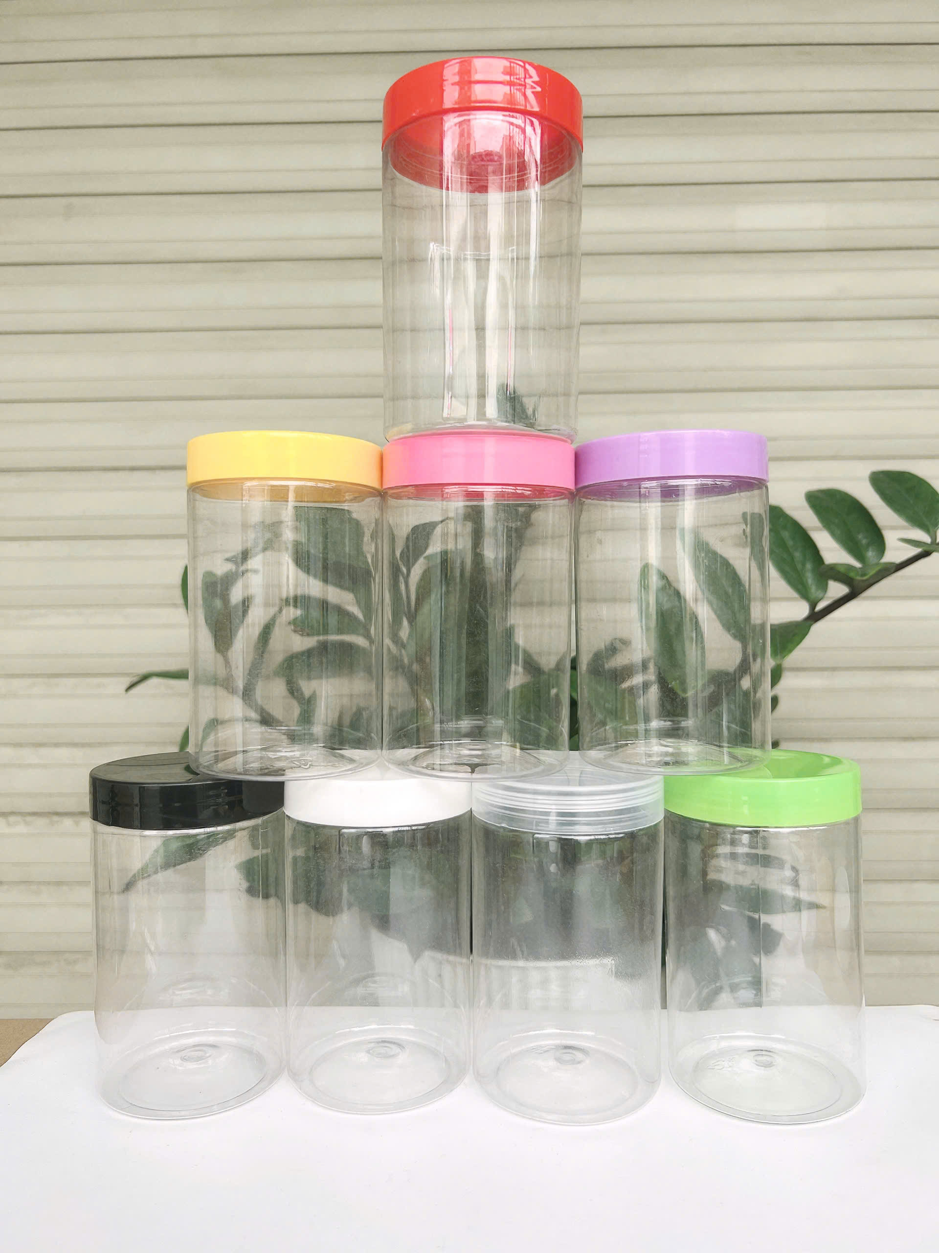 HŨ PET TRÒN 400ML ĐƯỜNG KÍNH 68MM NẮP NHỰA - Ảnh 2