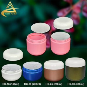 HŨ ĐỰNG KEM BODY NHỰA HDPE 300G NẮP TRƠN/ NẮP CÓ VÒI – HŨ HC-30 - Ảnh 4