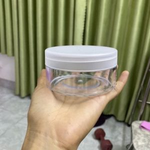 Hủ đựng kem body kiếng 200g, hủ chiết mỹ phẩm