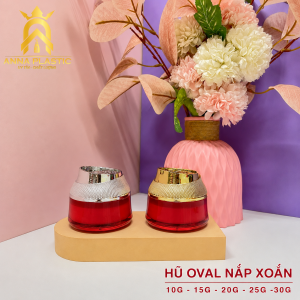 HŨ OVAL NẮP XOẮN 10G - 15G - 20G - 25G - 30G - Ảnh 3
