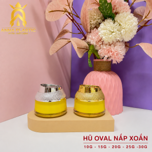 HŨ OVAL NẮP XOẮN 10G - 15G - 20G - 25G - 30G - Ảnh 5