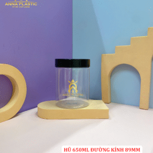 HŨ PET TRÒN 650ML ĐƯỜNG KÍNH 89MM NẮP NHỰA/ NẮP NHÔM/ NẮP VÂN GỖ - Ảnh 10