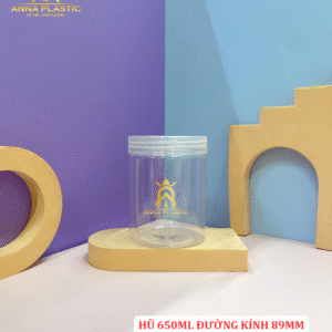 HŨ PET TRÒN 650ML ĐƯỜNG KÍNH 89MM NẮP NHỰA/ NẮP NHÔM/ NẮP VÂN GỖ - Ảnh 16