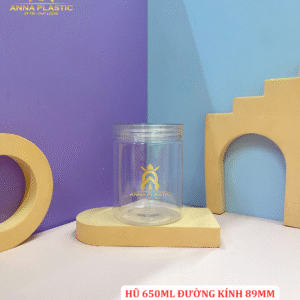 HŨ PET TRÒN 650ML ĐƯỜNG KÍNH 89MM NẮP NHỰA/ NẮP NHÔM/ NẮP VÂN GỖ - Ảnh 18