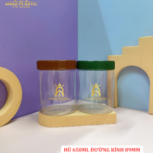 HŨ PET TRÒN 650ML ĐƯỜNG KÍNH 89MM NẮP NHỰA/ NẮP NHÔM/ NẮP VÂN GỖ - Ảnh 22