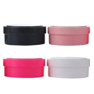 Hũ thái 250g đựng kem body, hủ nhựa dẹp không độn đáy, có nắp lót