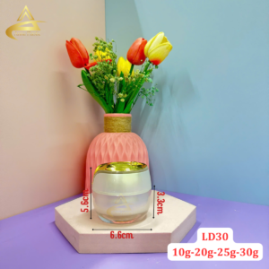 Hũ đựng kem face cao cấp LD12 - LD30 chiết mỹ phẩm nhỏ gọn - Ảnh 3