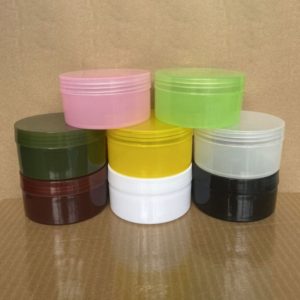 Hủ đựng kem body 250g, hủ S nhiều màu có nắp lót