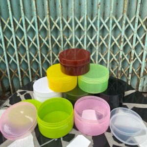 Hủ đựng kem body 250g, hủ S nhiều màu có nắp lót