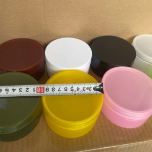 Hủ đựng kem body 250g, hủ S nhiều màu có nắp lót
