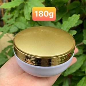 Hủ mỹ phẩm 180g cao cấp nắp vàng/bạc sang trọng, hủ đựng kem body
