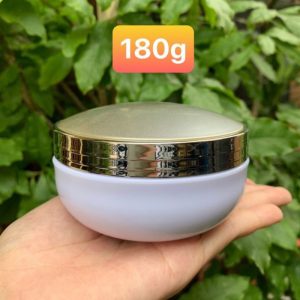 Hủ mỹ phẩm 180g cao cấp nắp vàng/bạc sang trọng, hủ đựng kem body