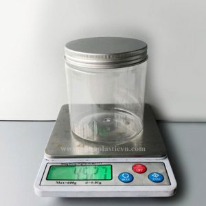 Hũ nhựa PET nắp nhôm 580ml